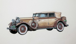1932 Lincoln Convertible Sedan  Model KB